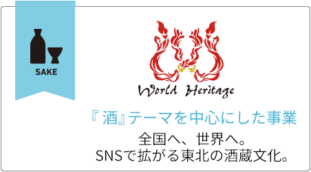 『酒』テーマを中心にした事業